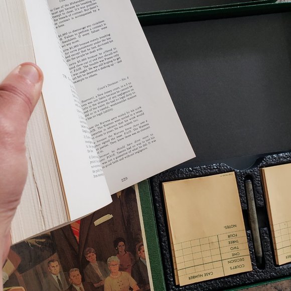 [GREAT Condition] Vintage 1972 "Point of Law" COMPLETE 3M Bookshelf Game - Picture 7 of 7